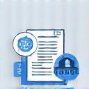 Icon representing due diligence and analysis