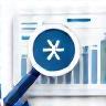 Icon representing market research and selection